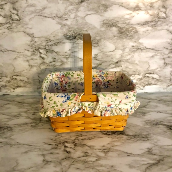 Longaberger Other Vintage Longaberger Medium Market Basket Wfabric